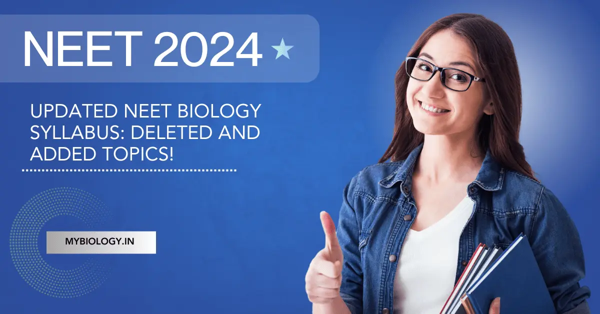 Updated NEET Biology Syllabus 2024: Deleted and Added Topics